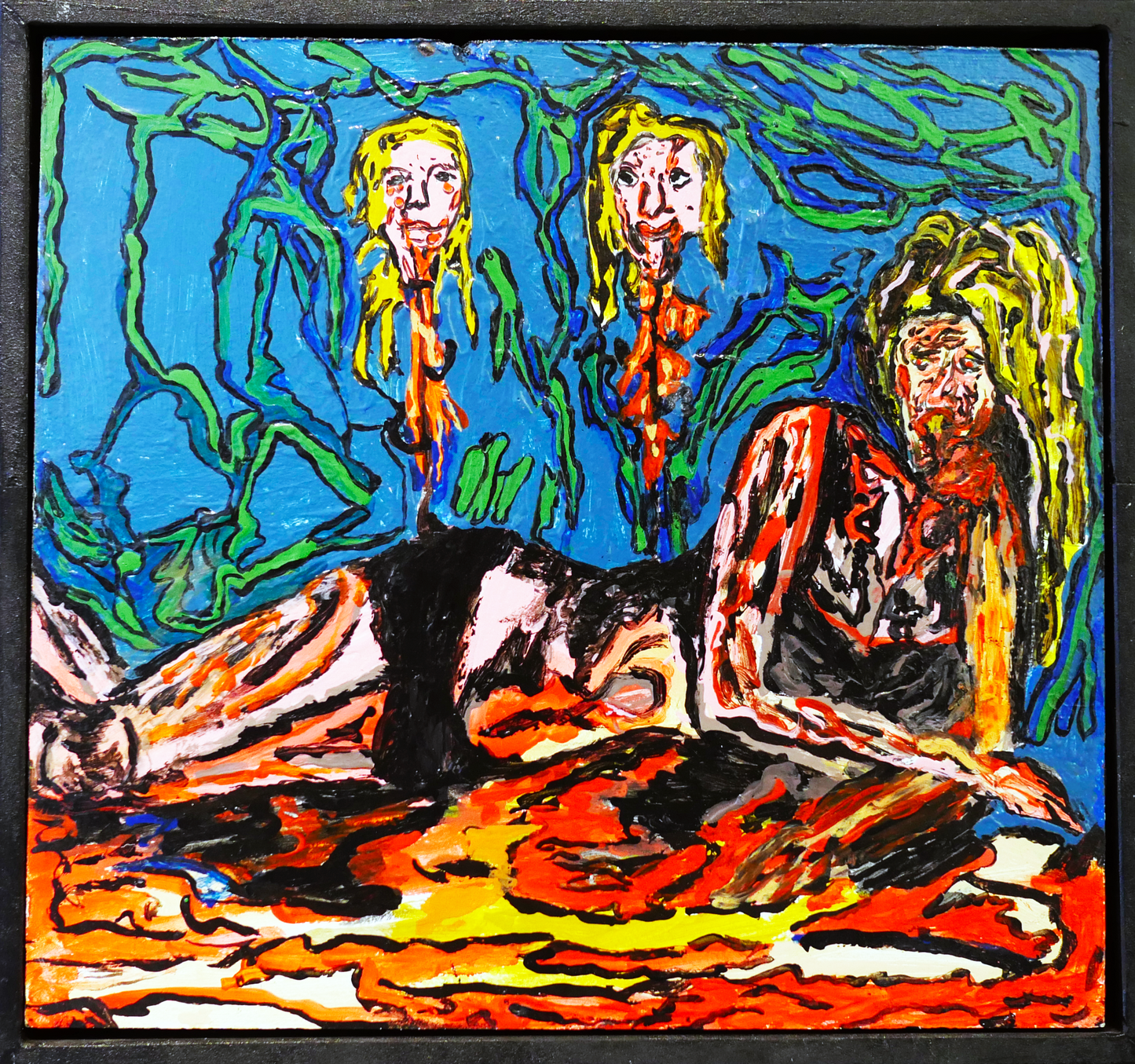 La très vieille vamp et ses têtes