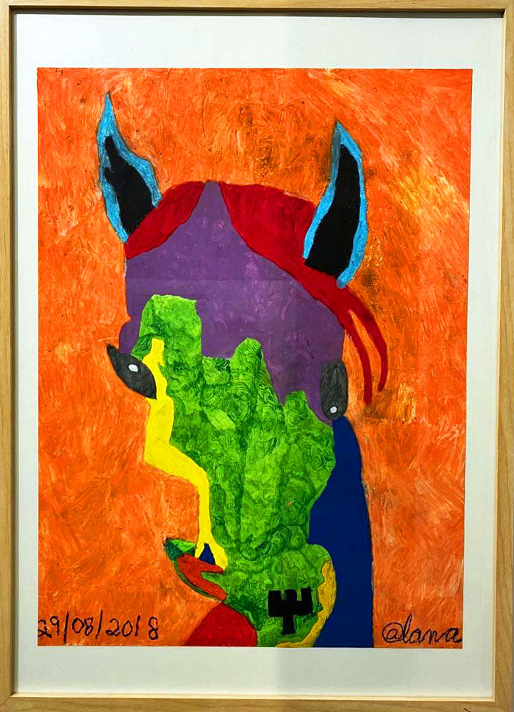 Le cheval multicolore