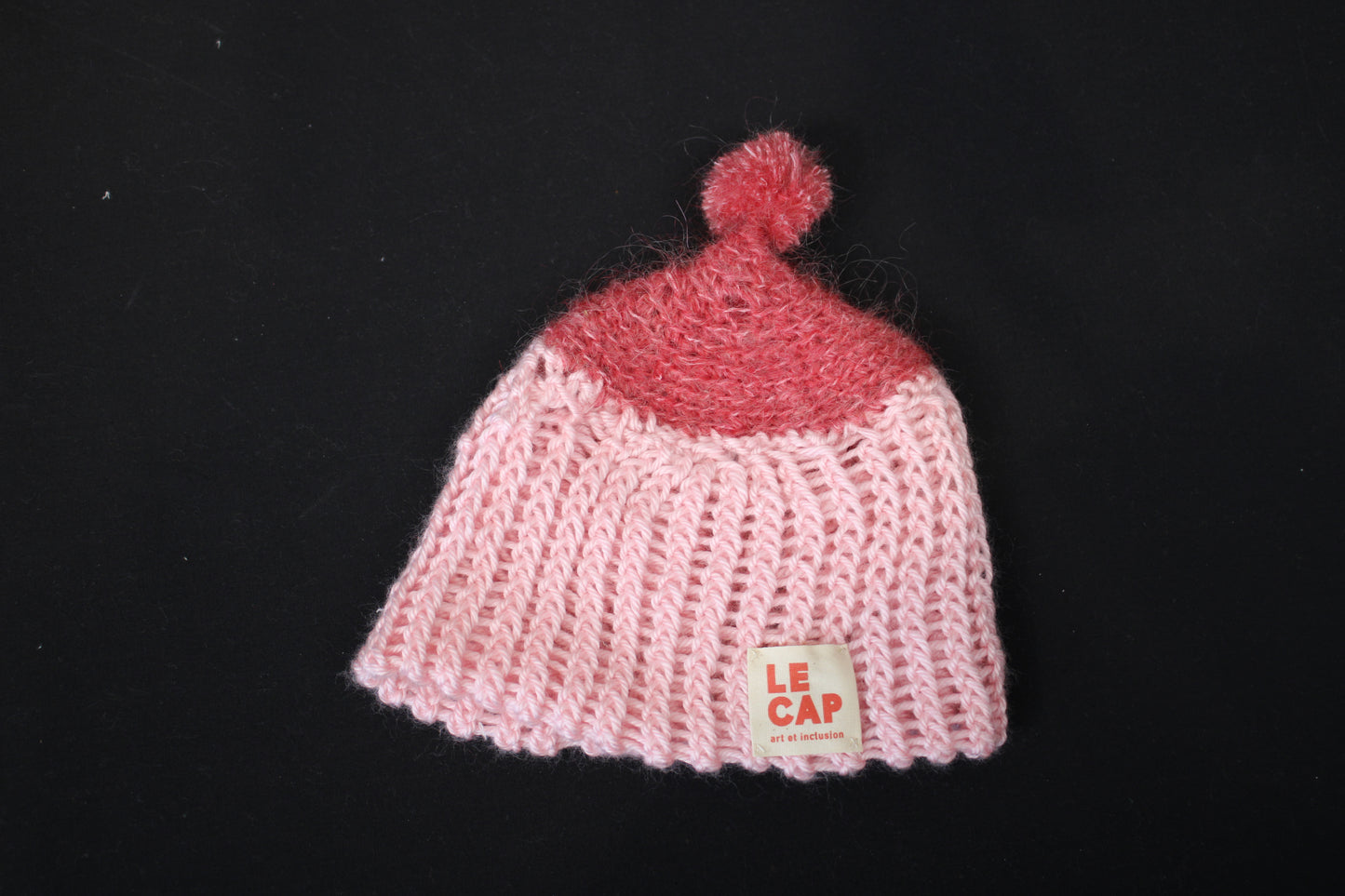 Bonnet enfant rose