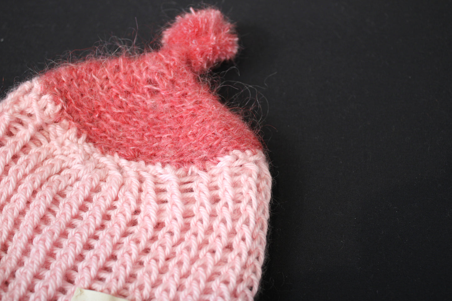 Bonnet enfant rose